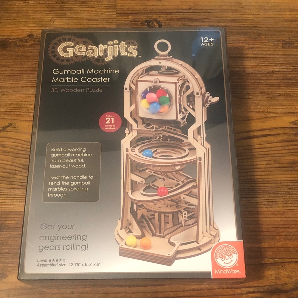 MindWare Gearjits Gumball Machine Marble Coaster - Multicolor